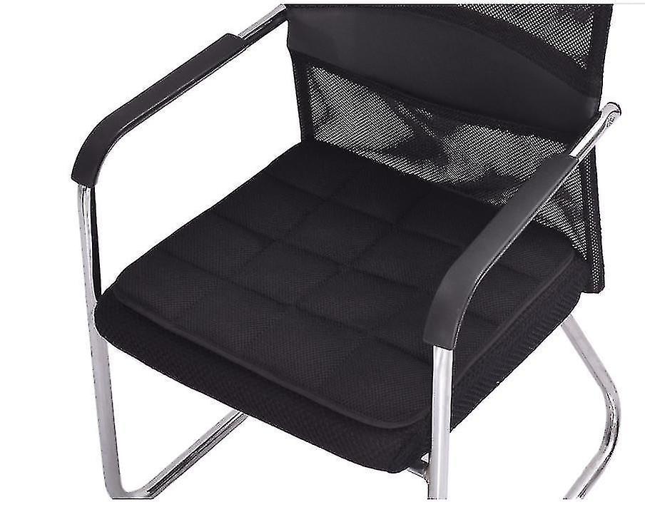 Car Sofa Four Seasons Universal Breathable Mesh Monolithic Bamboo Charcoal Non-slip Cushion(black)