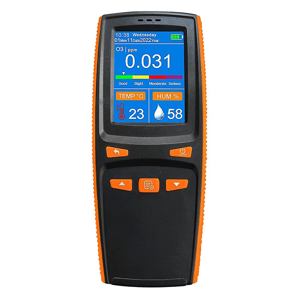Tragbarer Ozonanalysator Multifunktionales O3 Ozonmessgerät Luftdetektor Intelligenter Sensor Ozonmessgerät A