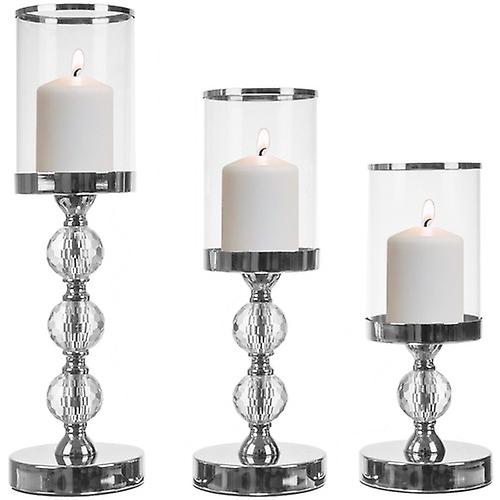 Candlestick-lantern set of 3 pcs. Ruhhy 22314