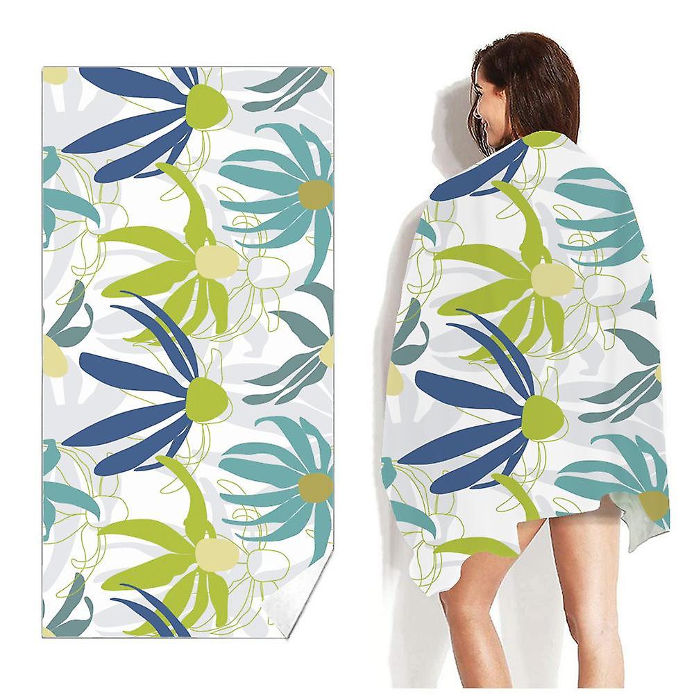 Quick Drying Beach Towels Microfiber Printing Sand Prevention Blanket Bt71