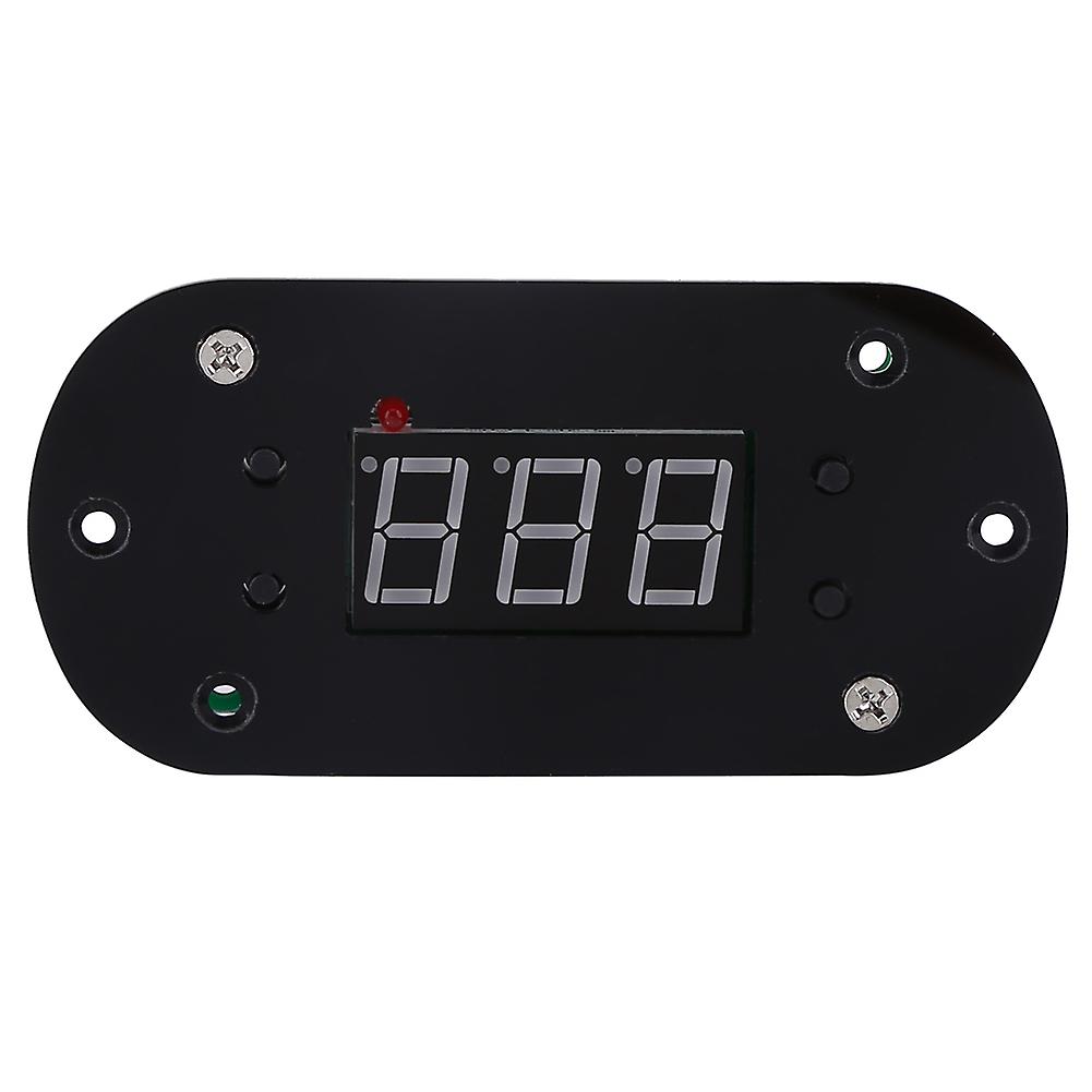 AC/DC12V Digital Thermostat Temperature Alarm Controller Sensor Meter Red LED