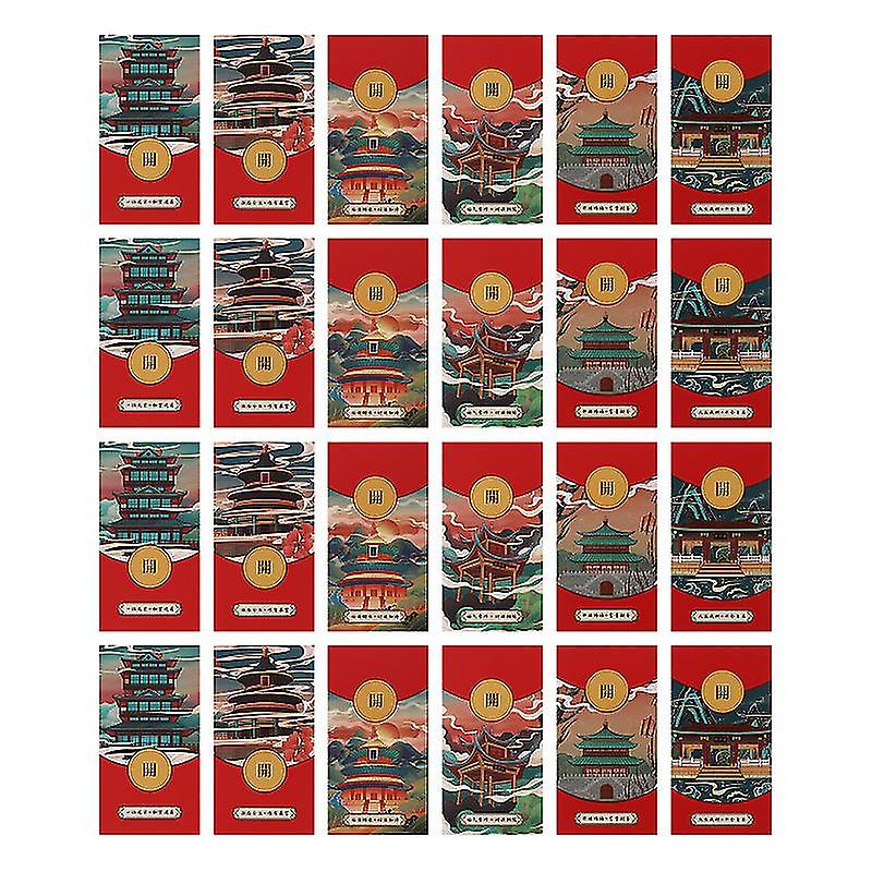 24pcs New Year Red Packet