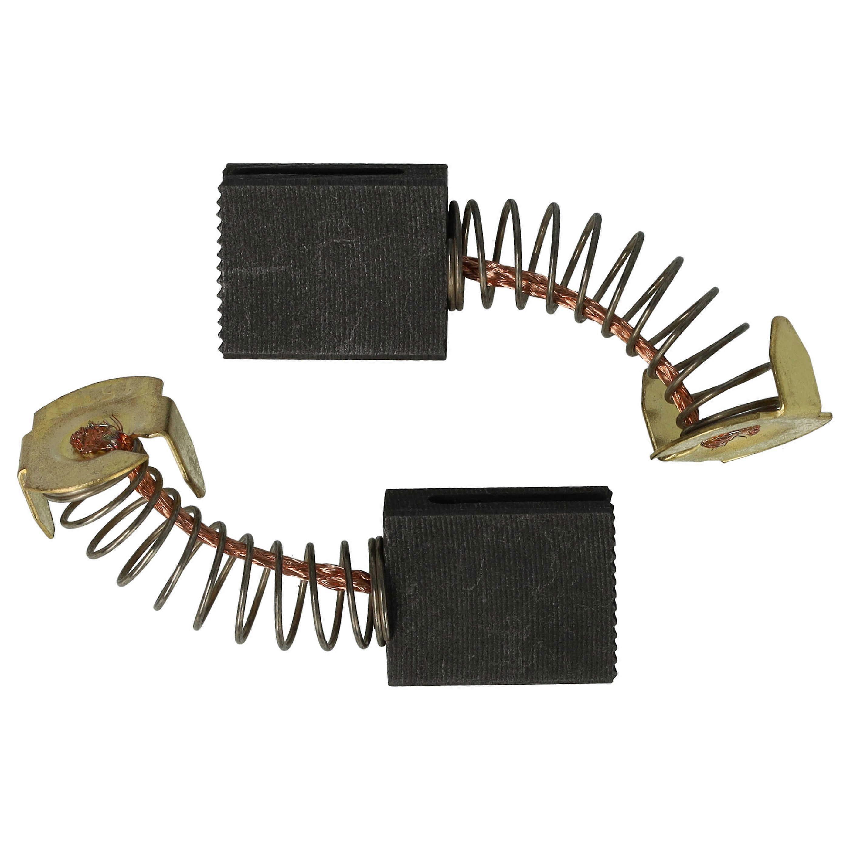 VHBW 2x koolborstel 17 x 13,5 x 6,2 mm compatibel met Güde GRK 250/500