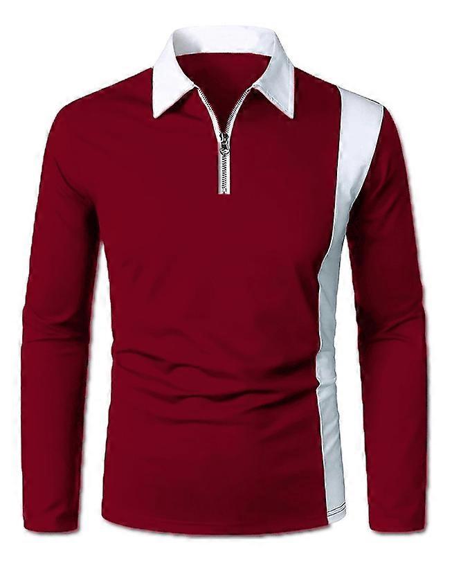 Miesten slim fit block-poolopaita