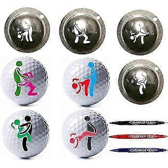 Golf Marker Stamp Template Customization Tool For Men Personalized Fun Adult Golf Marker Stamp Alignment Drawing Tool