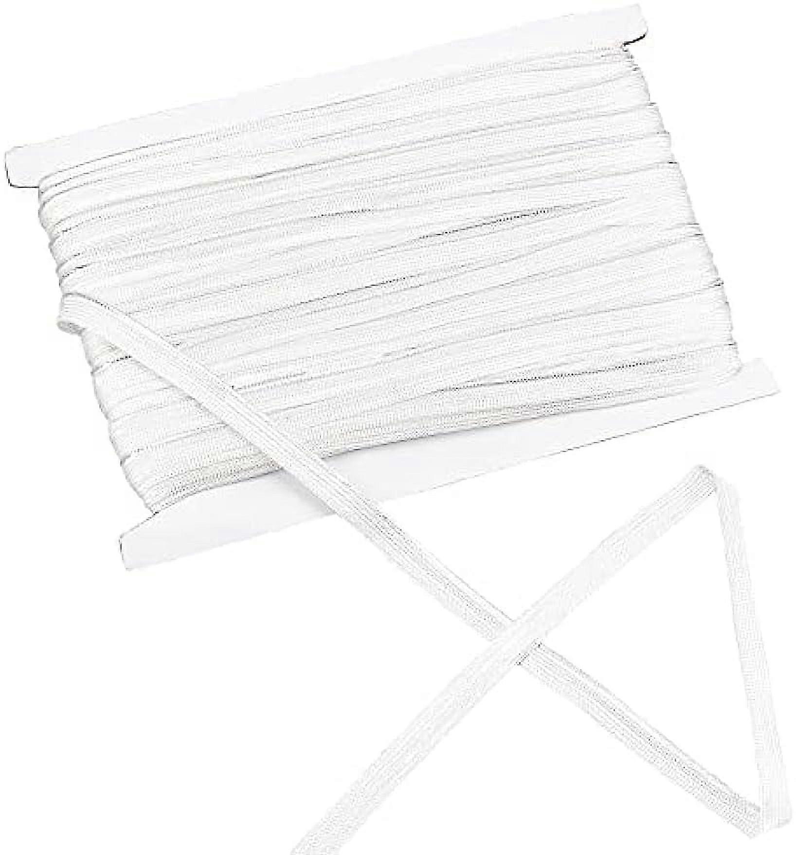 50 Yards Piping Trim with Welting Cord White Maxi Piping Bias Tape Lip Cord Trim Ribbon with Sliver Thread Edge