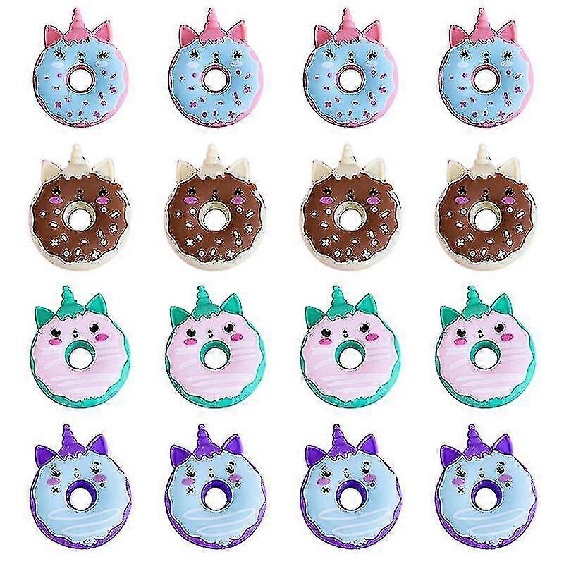 16pcs Mini Erasers, Cute School Supplies, Fun Stationery Set