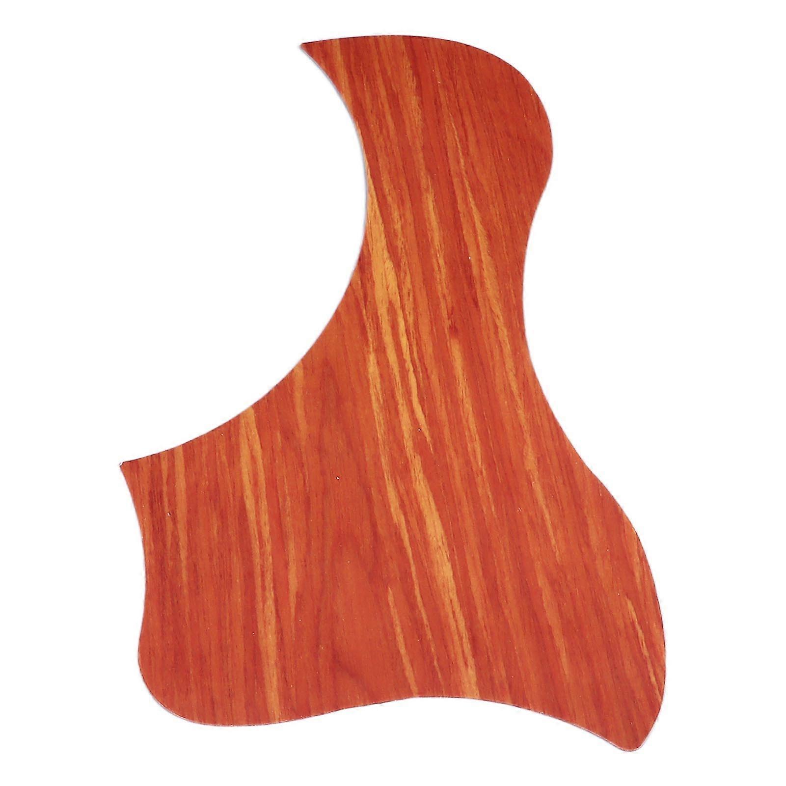 Acoustic Guitar Pickguard Pvc Wood Grain Pattern Durable 3d Pickguard Scratch Plate Bird Shape