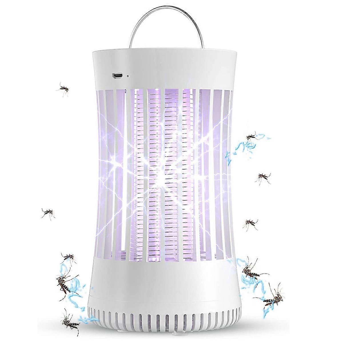 KXJ-Portable USB Electronic Rechargeable Mosquito Fly Killer Lamp/Bug Zapper for Summer Trip