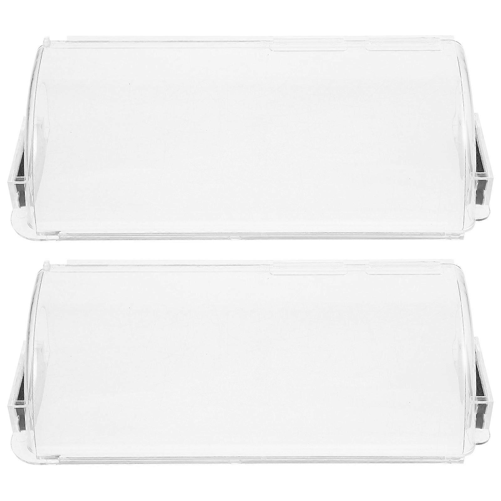 2pcs Adjustable Air Vent Deflector Floor Vent Cover Air Conditioner Windshield for AC