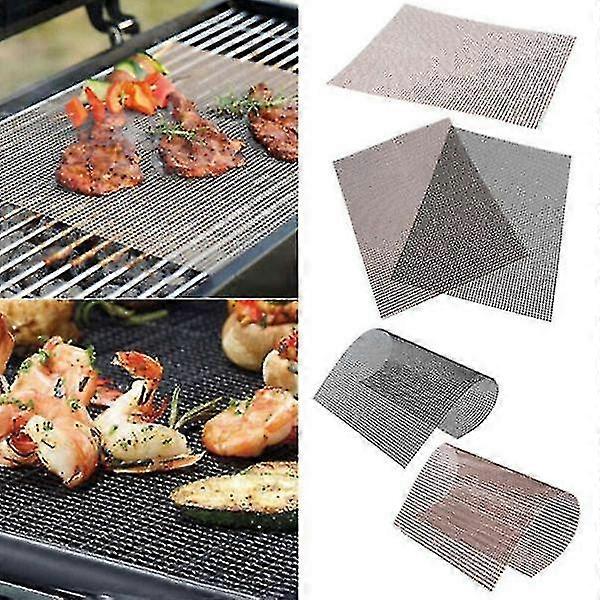 Bbq Grill Net, Reusable Easy Grill Mesh, Barbecue Net, Bake Mats, Mesh Heat Resistant Bbq Cooking Mesh Mat For Grilling Cooking Easy To Clean