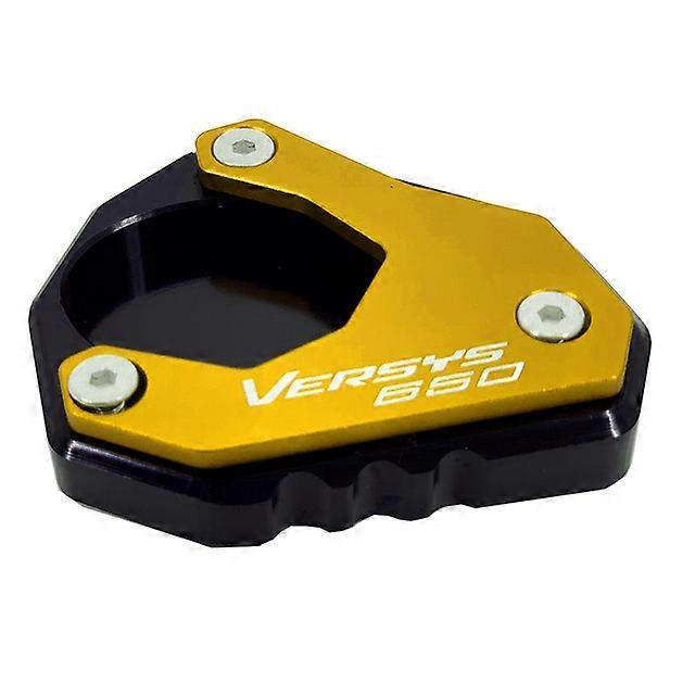 For KAWASAKI VERSYS 650 VERSYS650 ABS 2010-2023 2019 2015 Motorcycle CNC Kickstand Foot Side Stand Extension Pad Support Plate maxpower