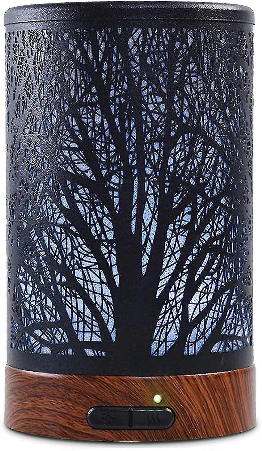 Ultrasonic Essential Oil Diffusers Electric Ferrous 100ml,timer And Auto Shut Off,7 Colors Changing(tree)