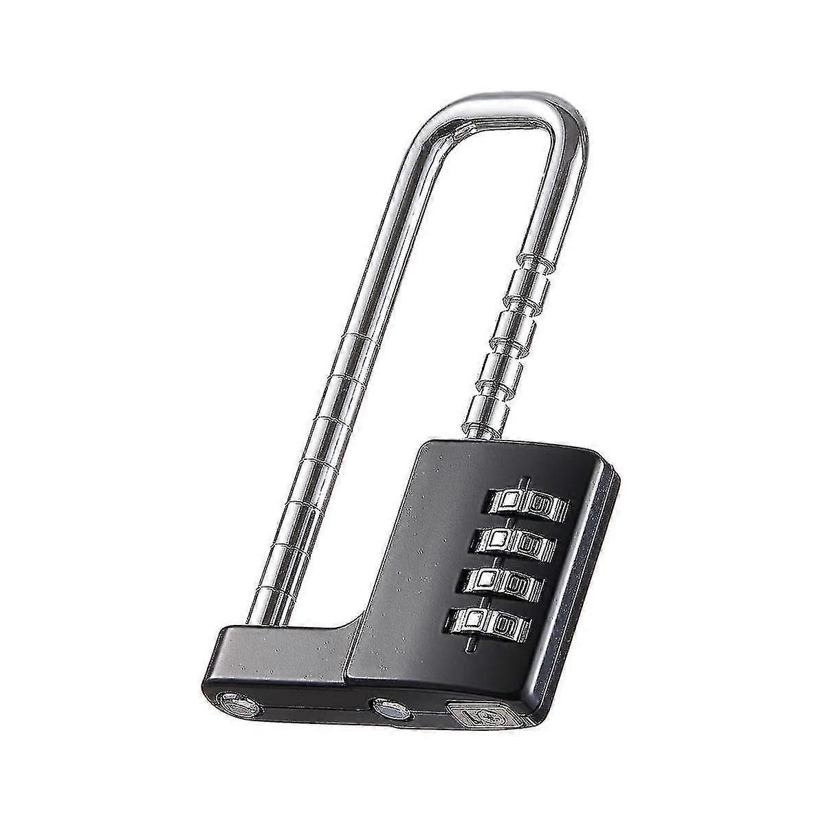 Cabinet Lock,combination Padlock,stainless Steel Gym Locker Lock Code Long Adjustable Shackle Lock