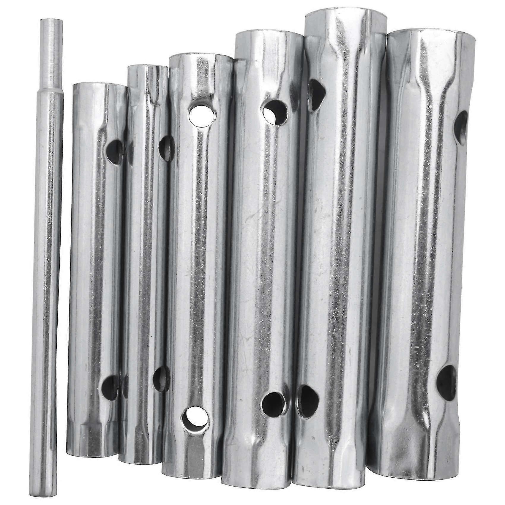 6mm - 17mm Tubular Socket Wrench Set Plug Tube Hollow Socket Wrench Filter Wrench