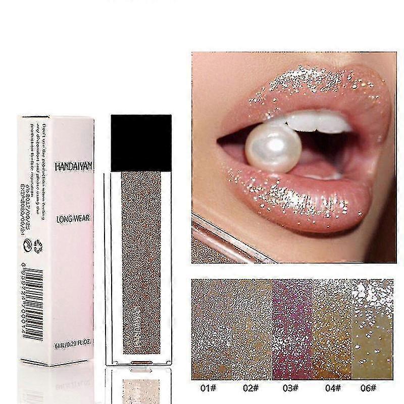 4 colors shiny pearlescent moisturizing lip gloss dazzling lip gloss kit