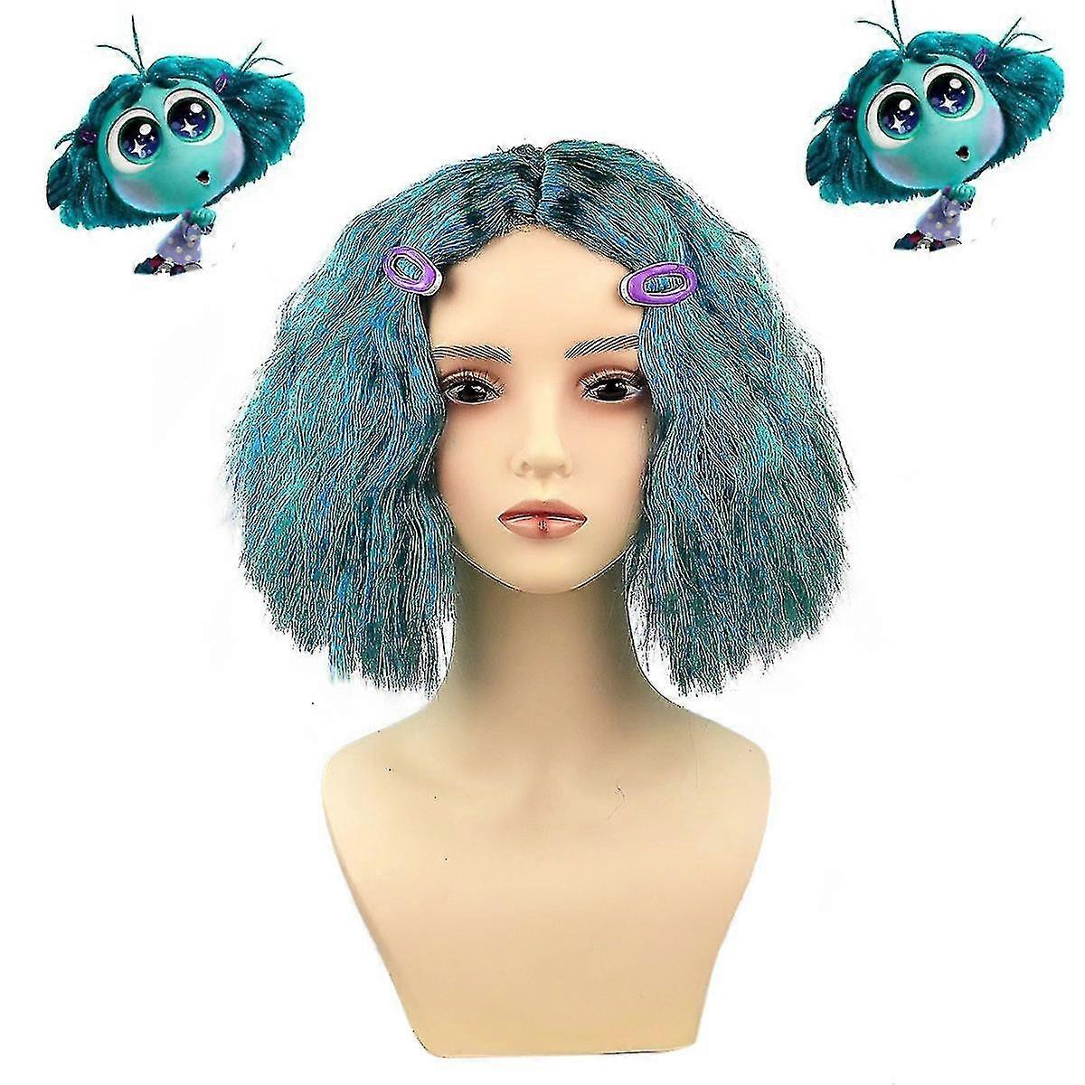 Inside Out 2 Envy Wig Halloween Cosplay Wig