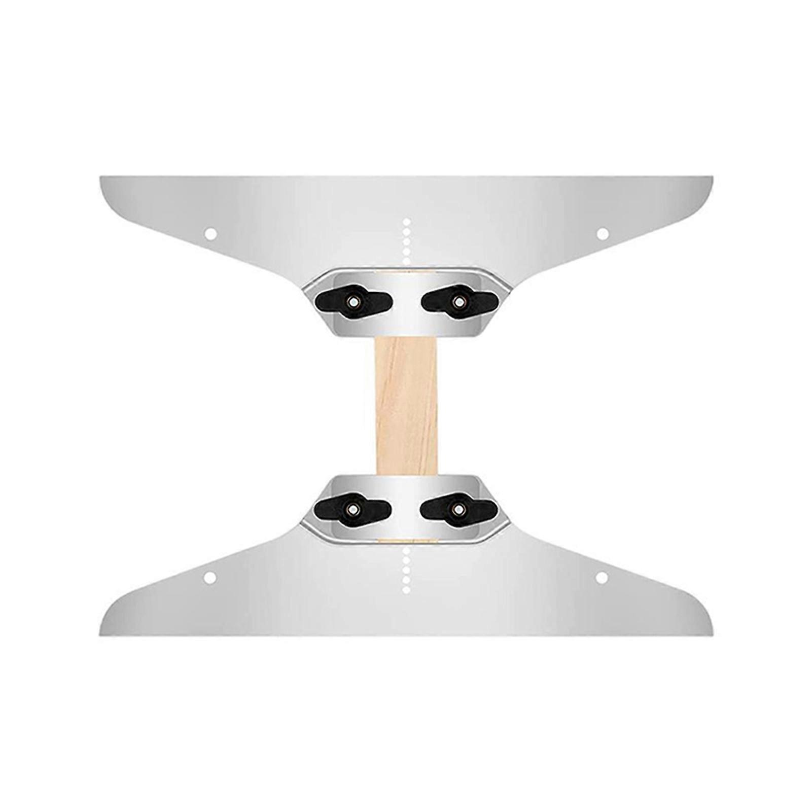 Stair Tread Template Tool with 4 Locked Knobs Adjustable Angle & Length Range from