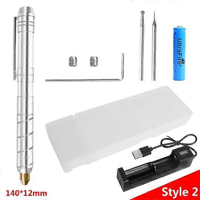 3.7V Electric Engraving Pen Kit Cordless Rechargeable Engraver Carve Tool For Etching Carving Drilg Dremel With Box