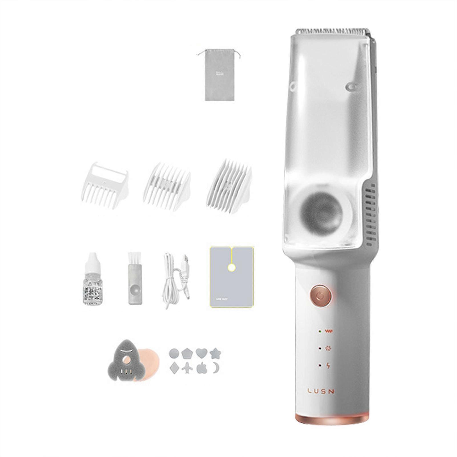 Kids Hair Clippers Kit USB Charging Low Noise Hair Cutter Waterproof Handhold Hair Cutting Machine