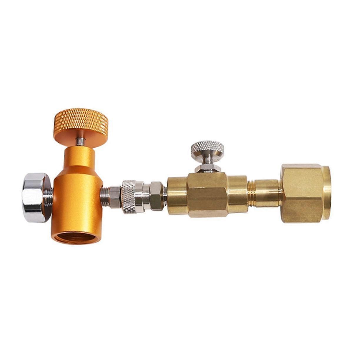 Soda Water CO2 Adapter Carbonator Refill Fill Station for CO2 Cylinder Tank Bottle Replacement for