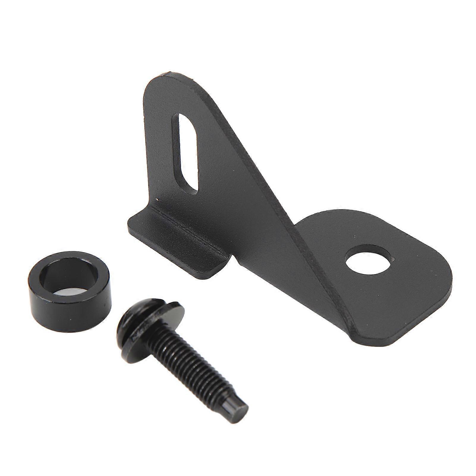 Support d'antenne de voiture noir, aspect exquis, robuste et durable, support d'antenne côté conducteur pour JL JLU JT