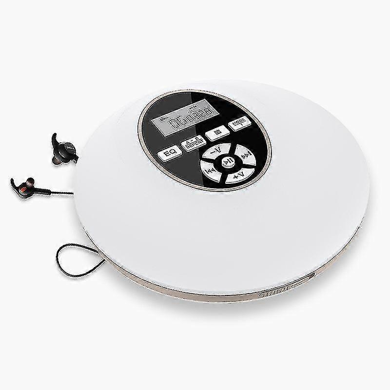 Portable Walkman Cd Player With Headset High Resolution Lossless Digital Audio Walkman Lcd Display Programmed Play Personal Cd Players For Car Ite)