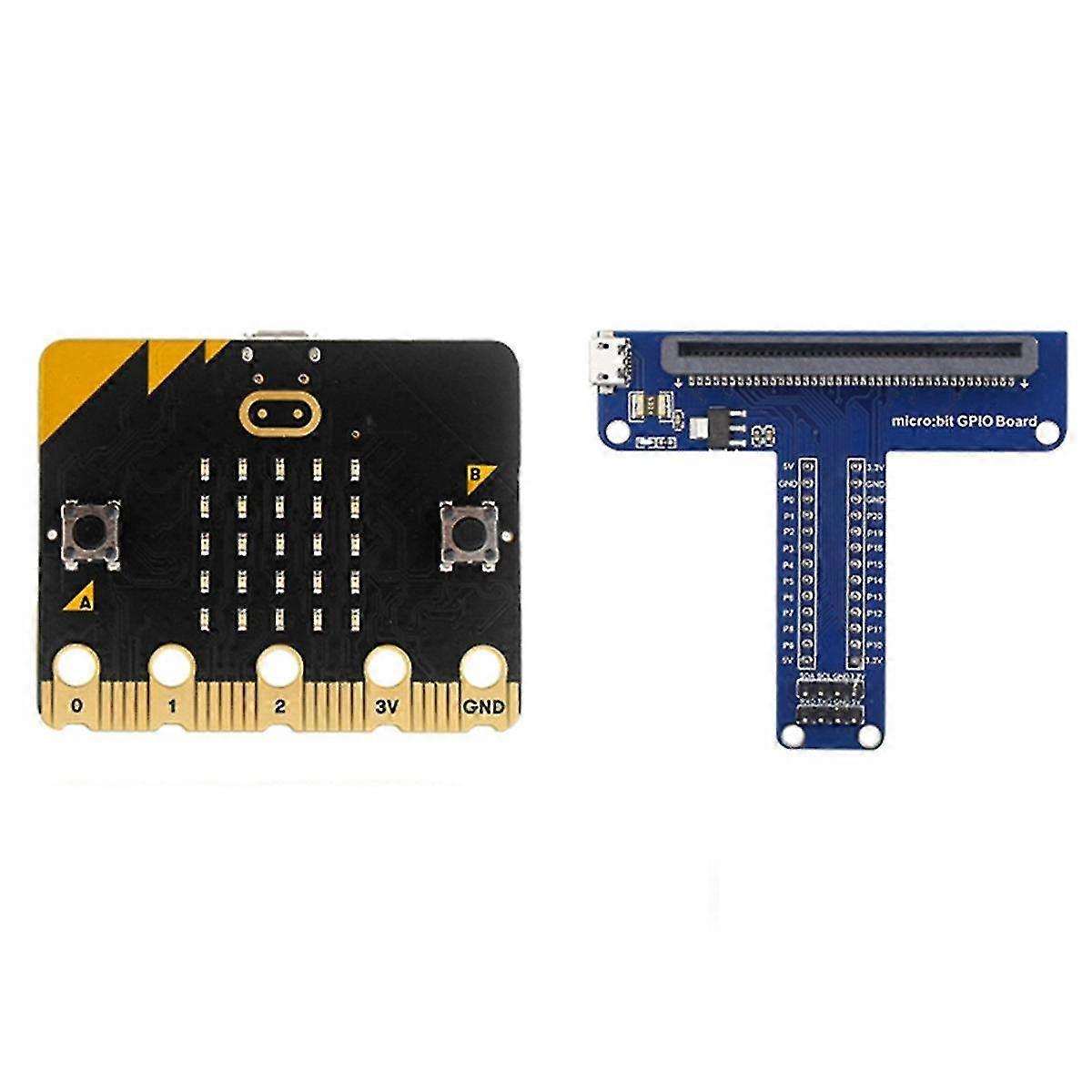 Carte mère Bbc Microbit V2.0 Une introduction à la programmation graphique en Python Carte de développement d’apprentissage programmable H