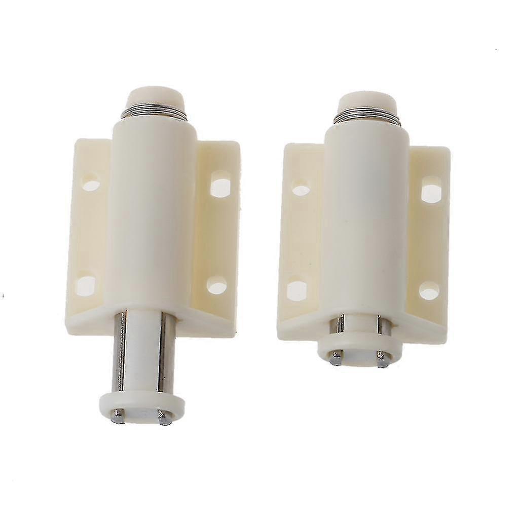 2 Pcs Magnetic Closet Push For Latch Invisible Furniture Lock Cabinet For Touch
