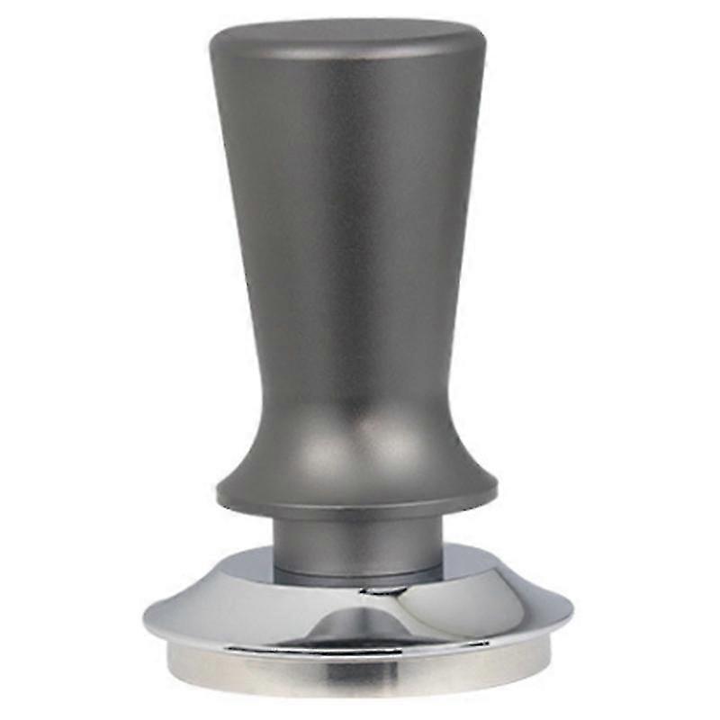Elastisk Pulverpress Rostfritt Stål Kaffehammare 58mm, Silvergrå
