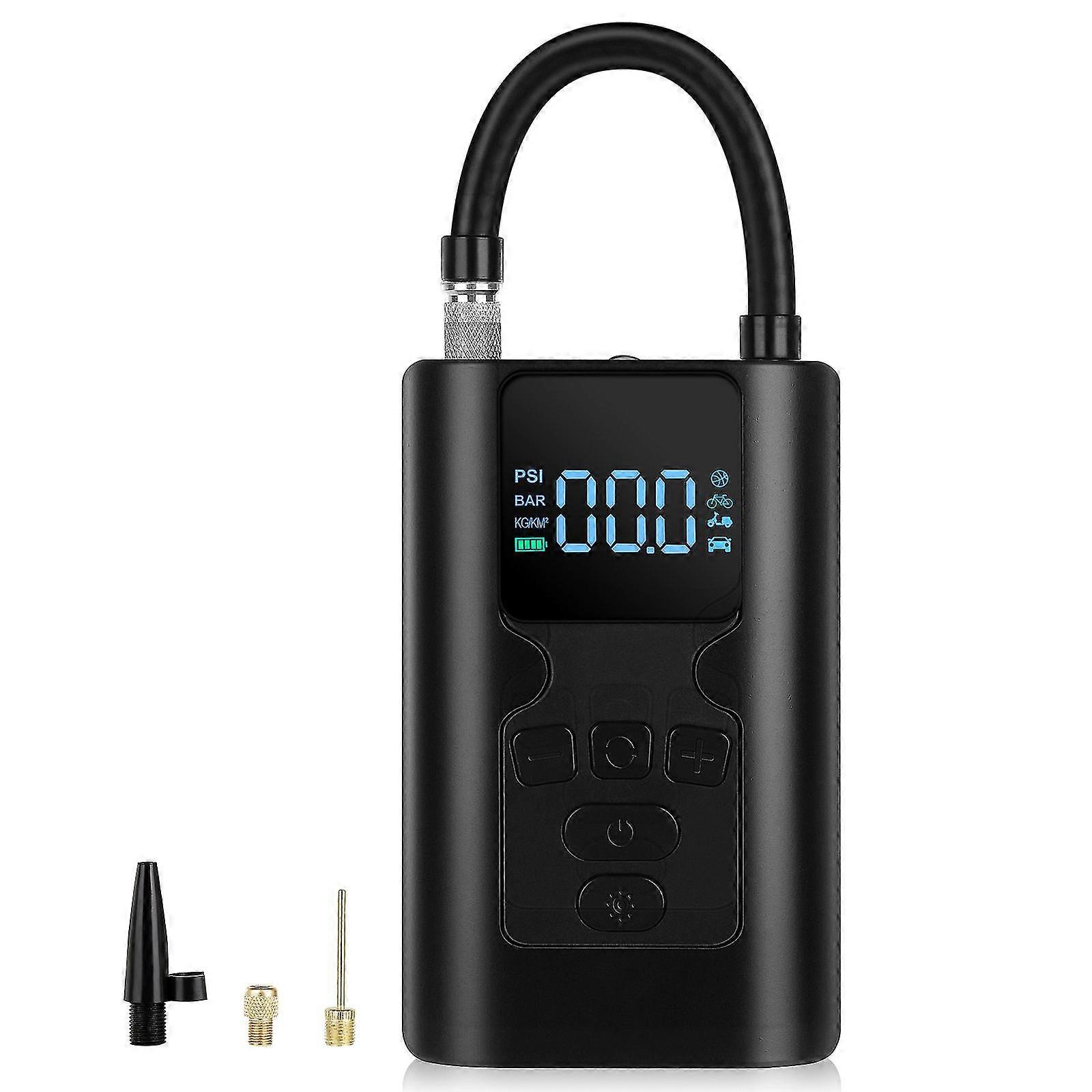 Air Pump 12v Portable Tire Digital Tire Pressure Detection Electric Inflator