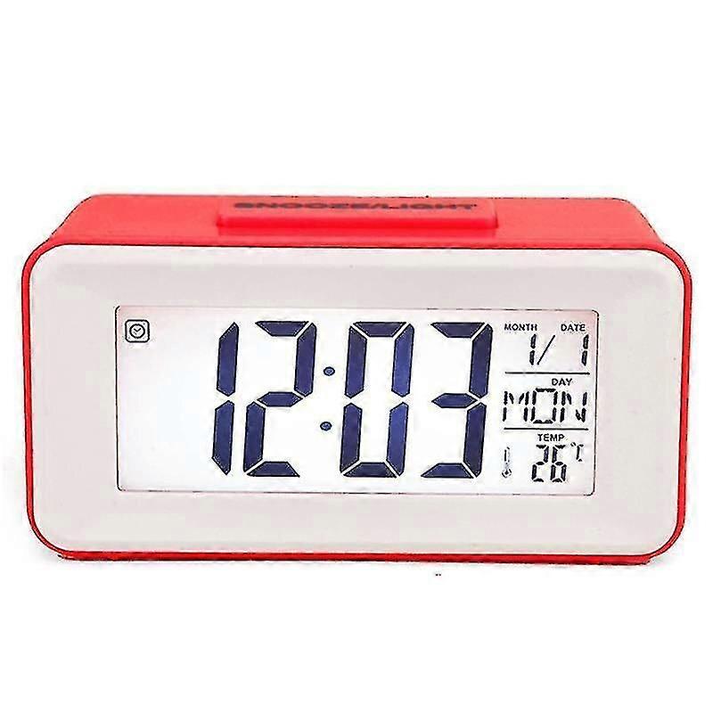 Electronic Desktop Alarm Clock Backlight Snooze Light Digital