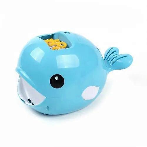 Automatic cartoon whale bubble machine