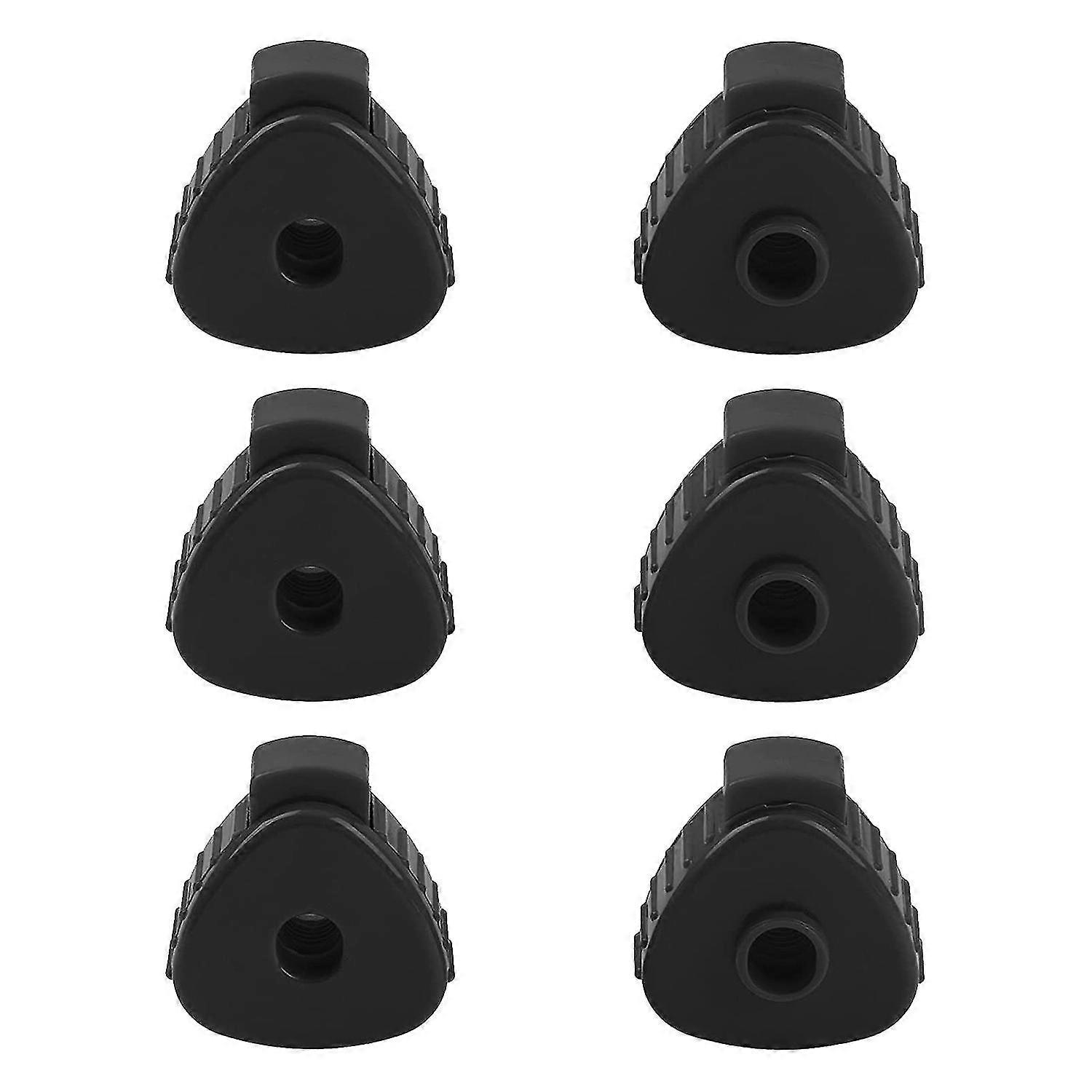 6 Pcs Plastic Cymbal Nut,quick-set Cymbal Nut For Percussion Drum Kit,percussion Replacement Access