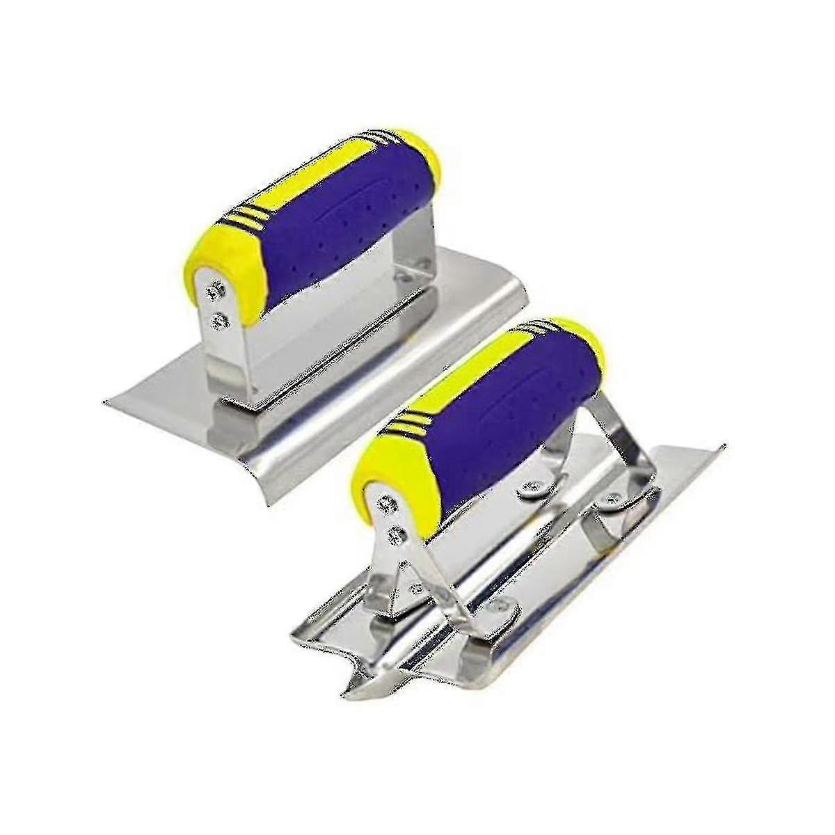 Molatrice a mano in calcestruzzo in acciaio inossidabile e strumenti di inguine Set Kit di finitura del cemento stucco in gesso