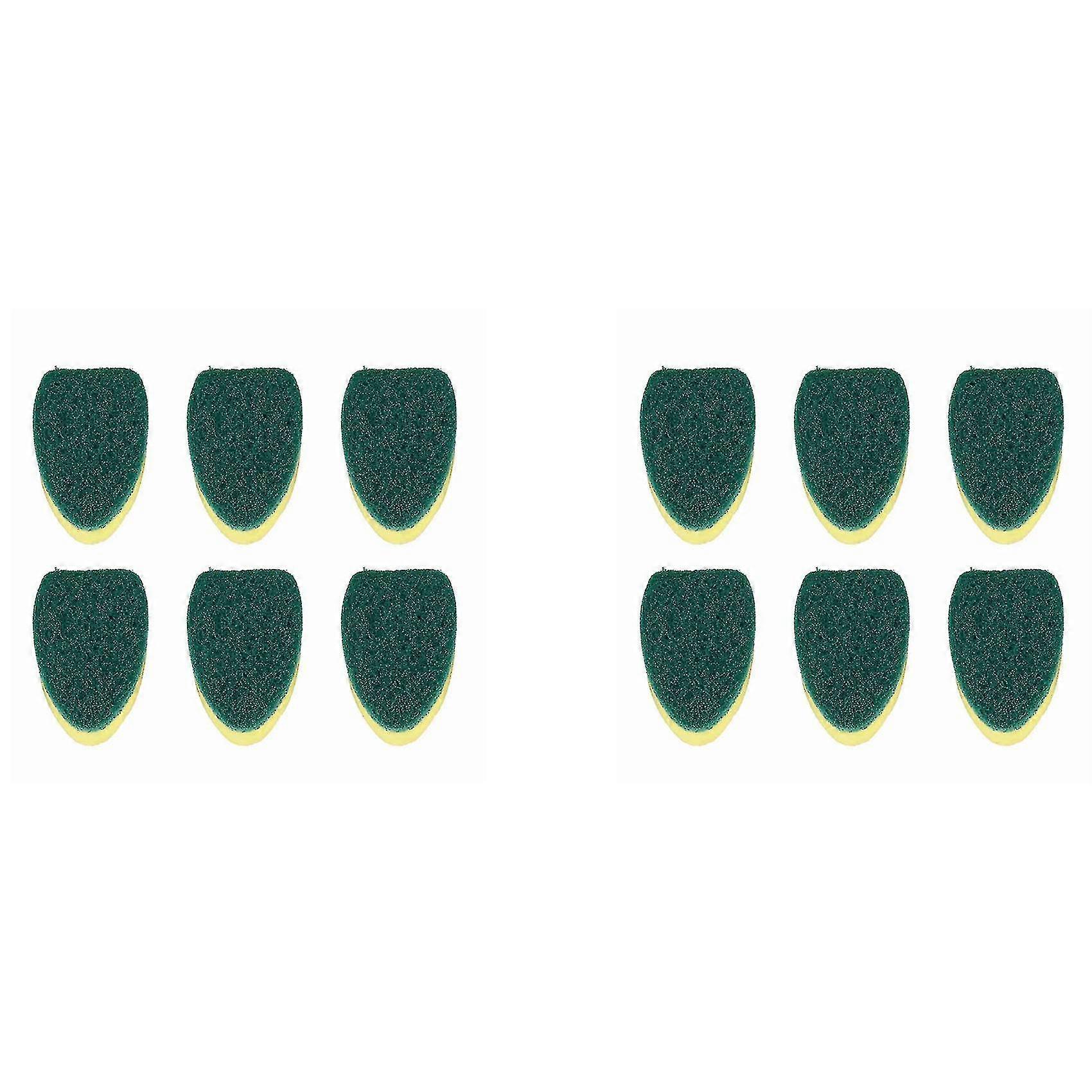 6 Pack Dish Wand Refills Sponge Heads, For Kitchen Cleaning Brush