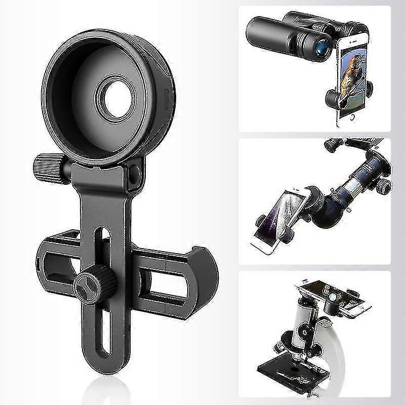 High Definition Upgrade Universal Cell Phone Adapter Bracket Clip Mount Soft Rubber Material For Binocular Monocular Spotting Scope Telescope Ns2