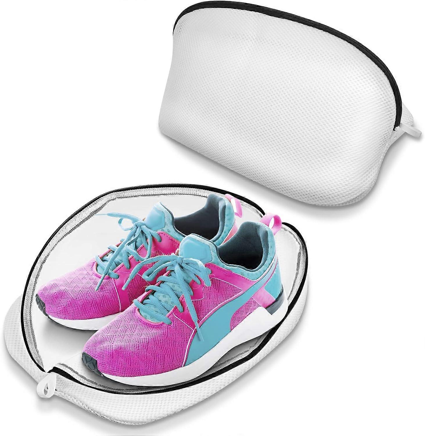Shoe Wash Bag, 2PCS Laundry Bags Washing Machine Bag, Washing Net with Zipper for Washing Machine Mesh Laundry Net Laundry Bags