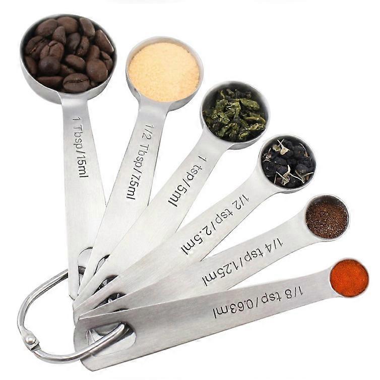 Piece Measuring Spoons Set Stainless Steel