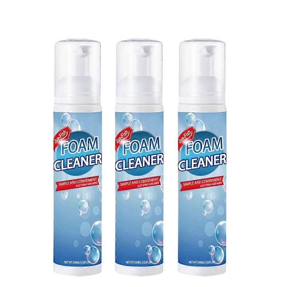 3 قطع 100 مل عامل تنظيف الزيت فقاعة مركزة زيت الثقيل تنظيف رغوة المطبخ نطاق هود زيت وصمة عار إذابة عامل التنظيف