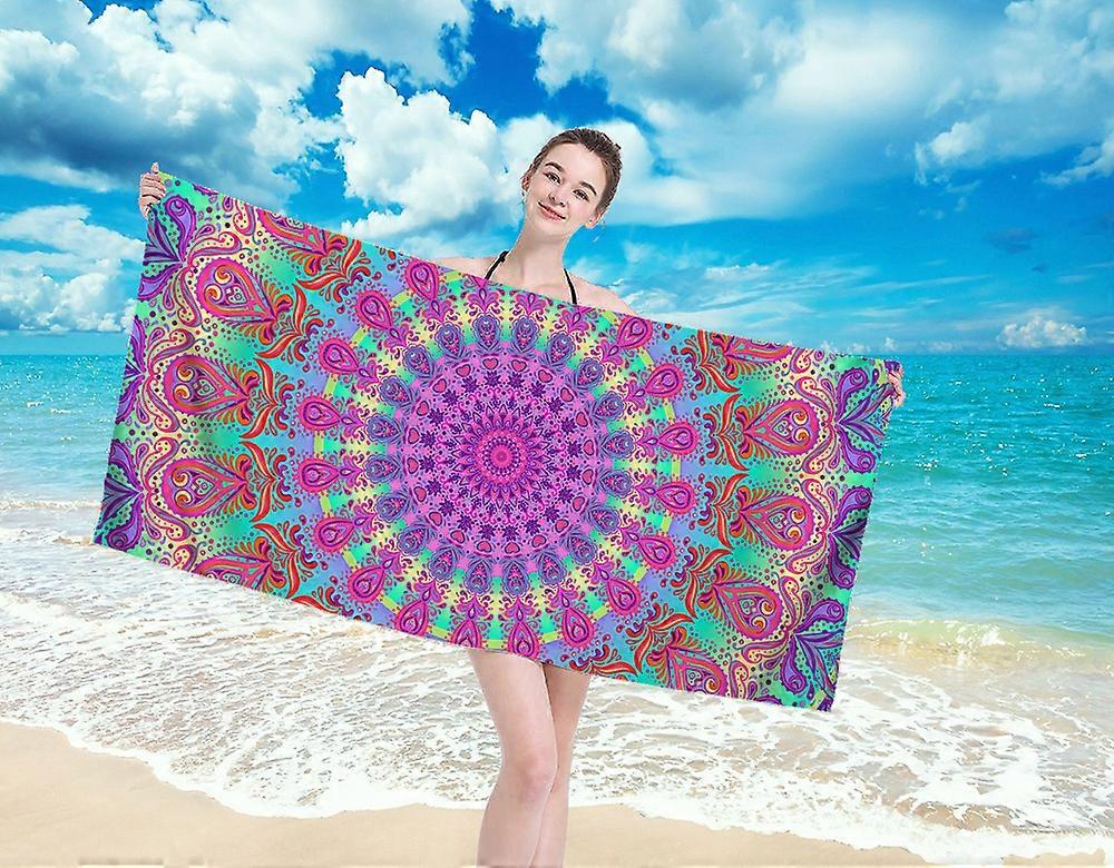Microfiber Sand Free Beach Towel Blanket-Quick Fast Dry Super Absorbent Lightweight Thin Towel