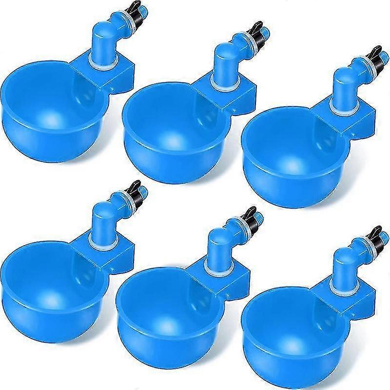 6 Pcs Poultry Automatic Drinking Hanging Bowl For Chicken Duck Drinking Waterer