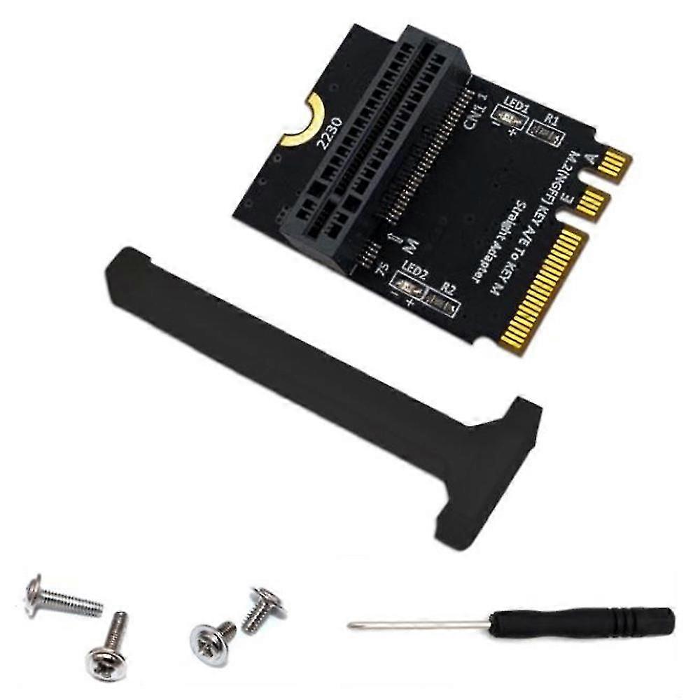 M.2 NVME Adapter SSD PCIE M2 NGFF Key M to M.2 Key A/E Adapter Vertical Installation for 2230 M2 NV