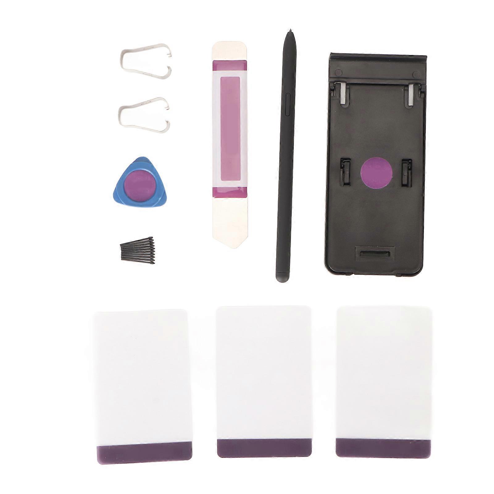 For Tab S9 Stylus Magnetic 4096 Pressure Level Menu Function Durable Plastic Smart Pen with 10 Tips for Replacement