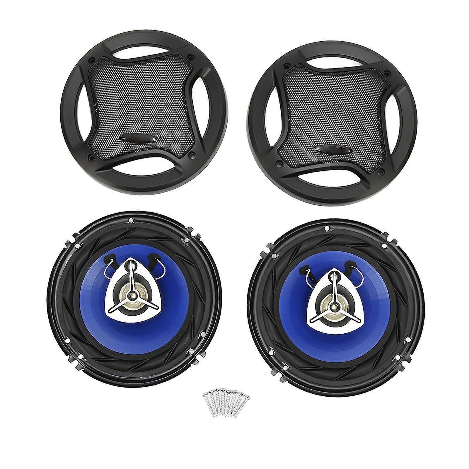 Altoparlante per auto da 2 pezzi 500 W Mid Treble 6,5 pollici altoparlanti coassiali per auto per tutti i sistemi audio per auto