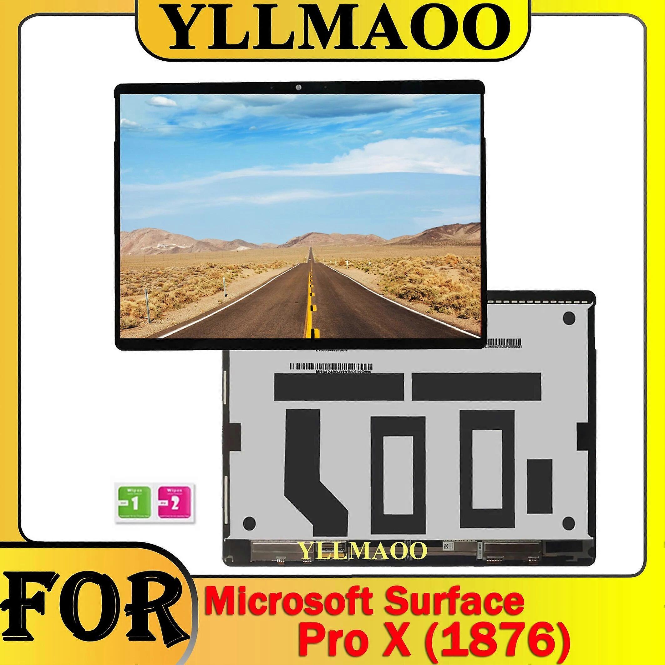Tablet Complete LCD Assembly For Microsoft Surface Pro X prox 1876 LCD Display Touch Screen Digitizer Assembly Replacement