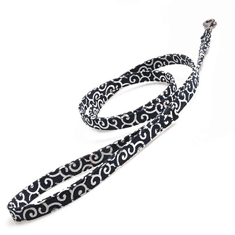 Bowtie Dog Collar Adjustable Collars with Bow Tie for Dogs Small Medium Large - Navy strap