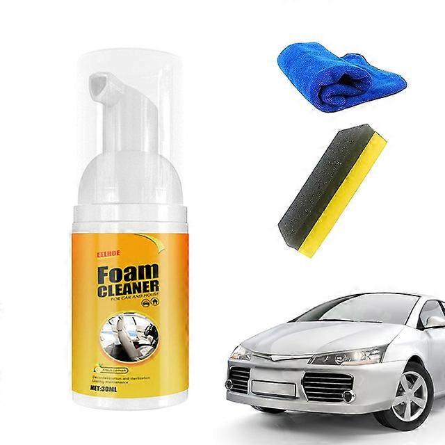 Multifunctional Car Foam Cleaner Multipurpose Bubble Cleaner Sprays Lemon Flavor And UV Protection Cleaning Detergent Sprays For