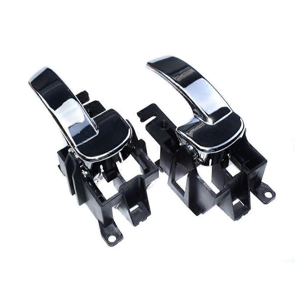 Tiradores Interiores Cromados Para Nissan Navara D40 Y Pathfinder R51 (2005-2013) | Juego De 2 Piezas ABS De Alta Calidad