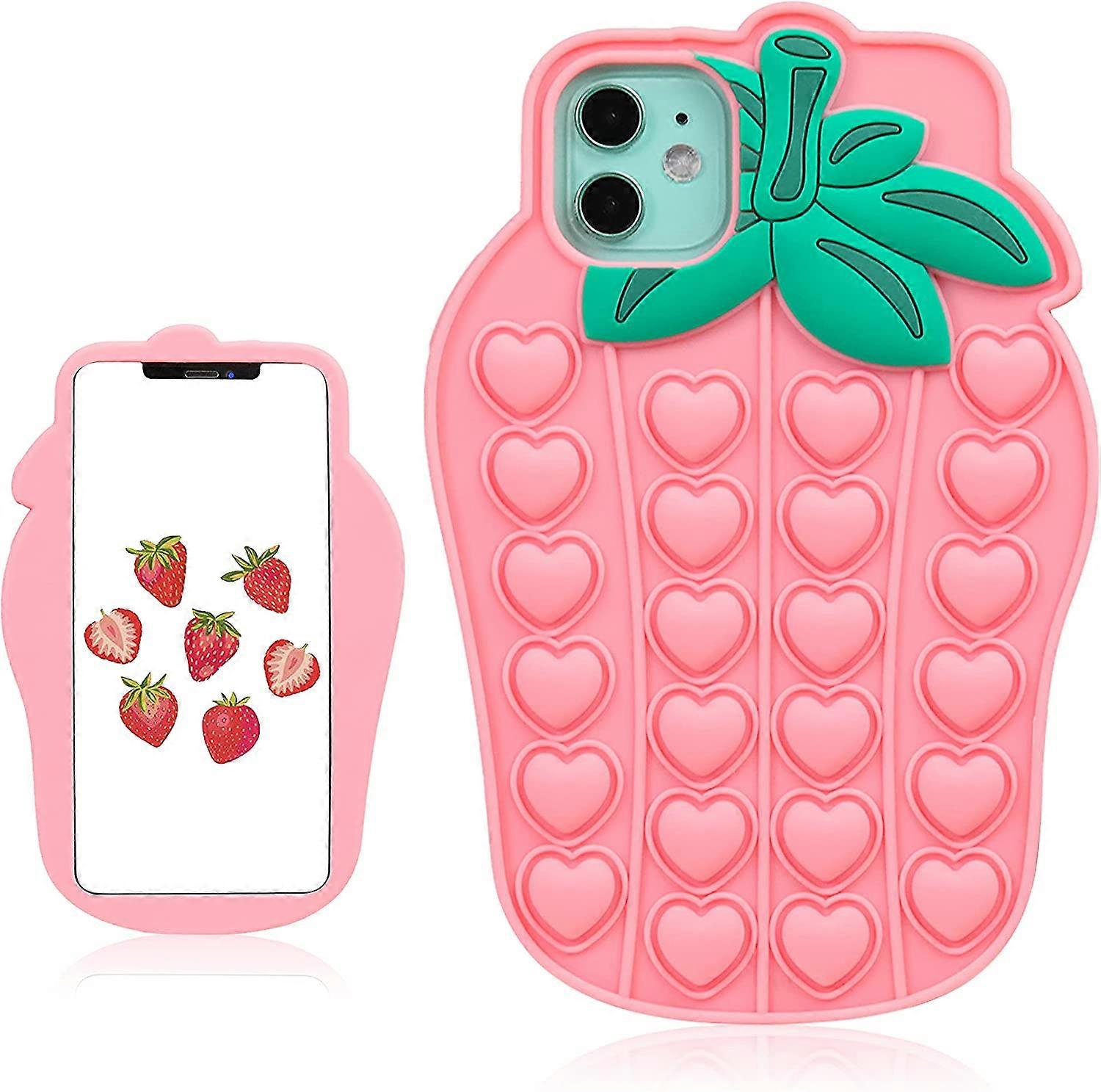 Trendy Fun for iPhone 11 Pro Max Case,Silicone Aesthetic Cartoon